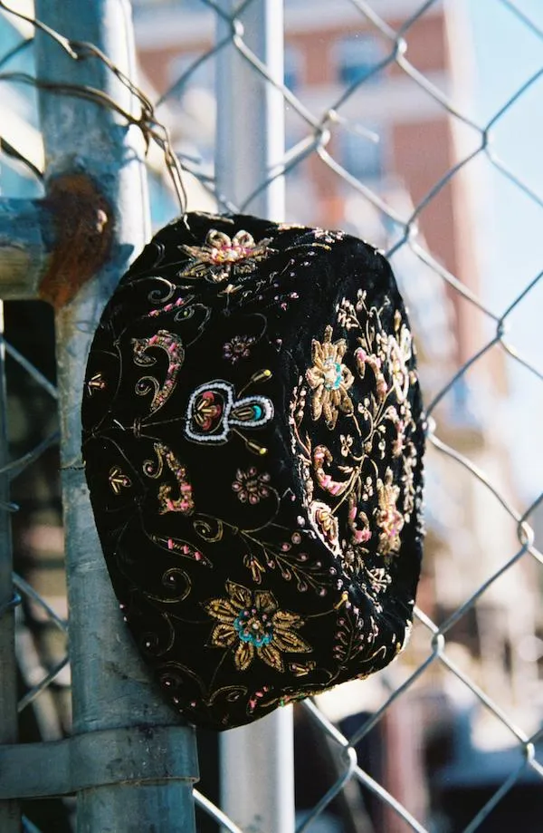 1960s Noreen Ornamented Jeweled Pillbox Hat