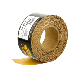 240 Grit Gold - Longboard Continuous Roll PSA Stickyback Self Adhesive Sandpaper 20 Yards Long by 2-3/4" Wide