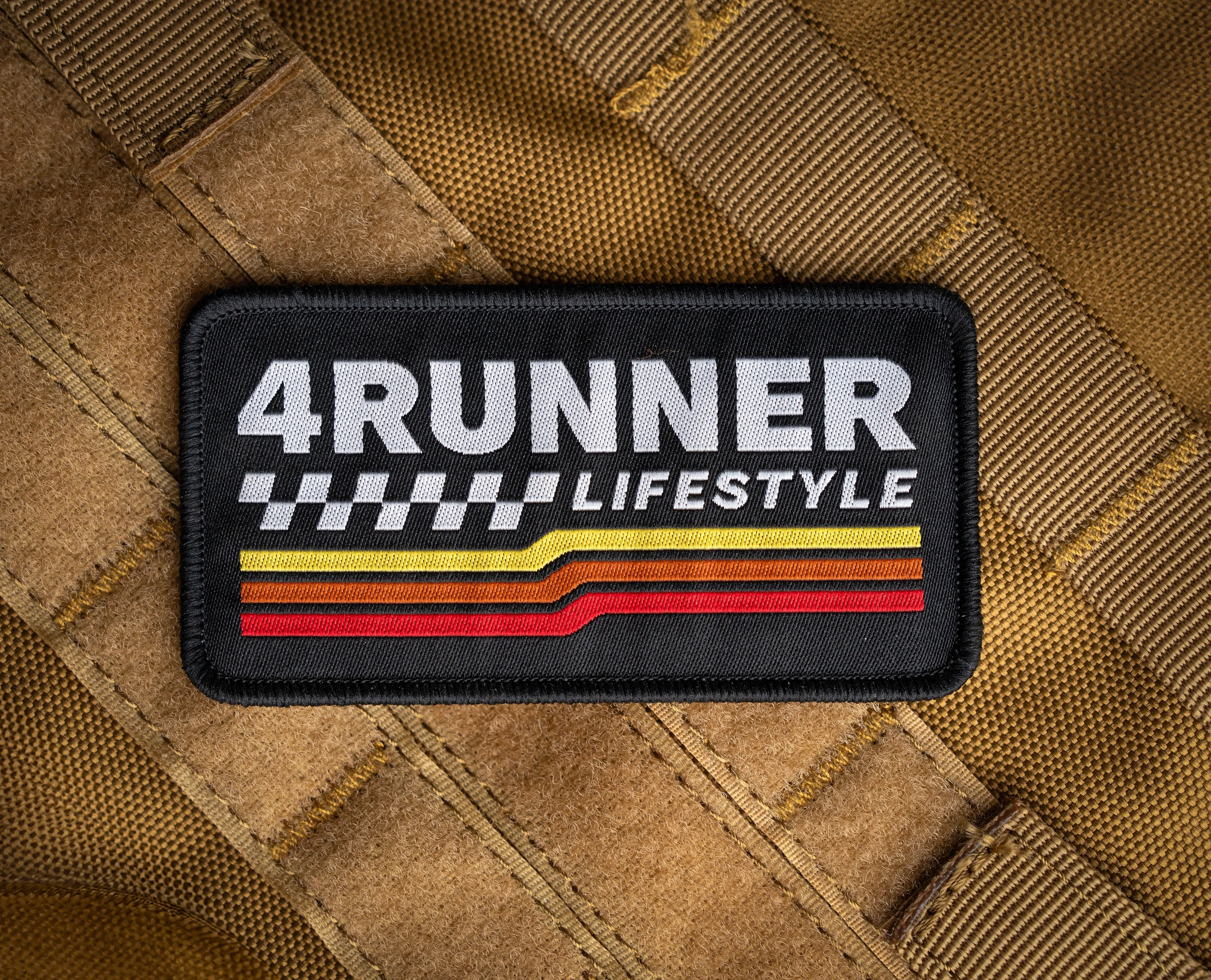 4Runner Lifestyle Black Racing Patch