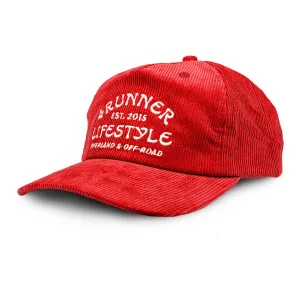 4Runner Lifestyle Red Corduroy Hat