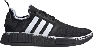 Adidas NMD_R1 'Logo Strip - Core Black' sneakers, black