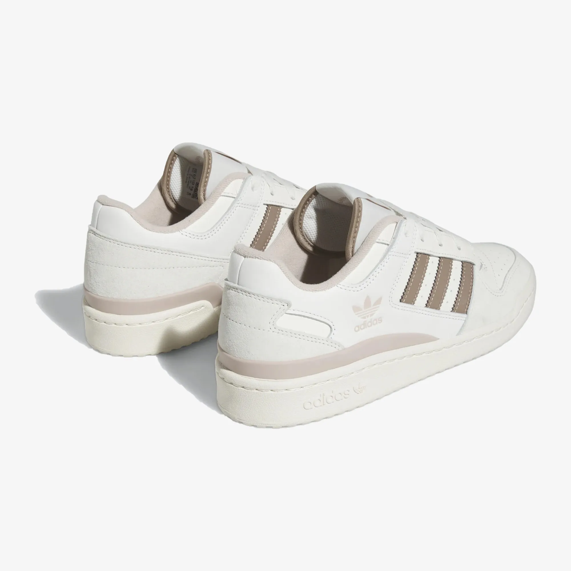 Adidas Originals | FORUM LOW CL { CORE WHITE/CHALKY BROWN