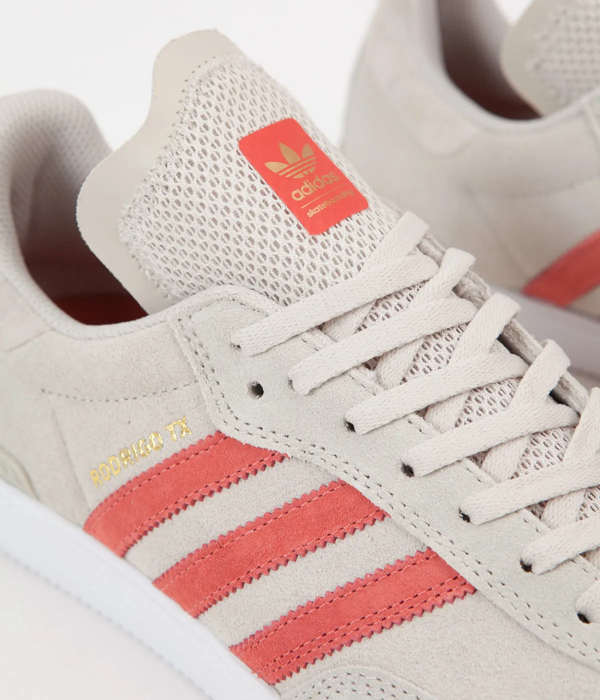 Adidas Samba Adv Shoes - Clear Brown / Trace Scarlet / White