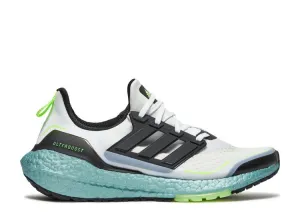 Adidas ULTRABOOST 21 COLDDY 'WHITE SIGNAL GREEN' sneakers, white