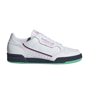 Adidas Wmns Continental 80 'White Navy Pink' sneakers, white