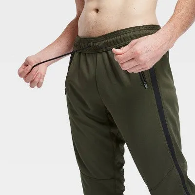 All In Motion Men's Running Pants Midweight Stretchy Jogger Moisture-Wicking