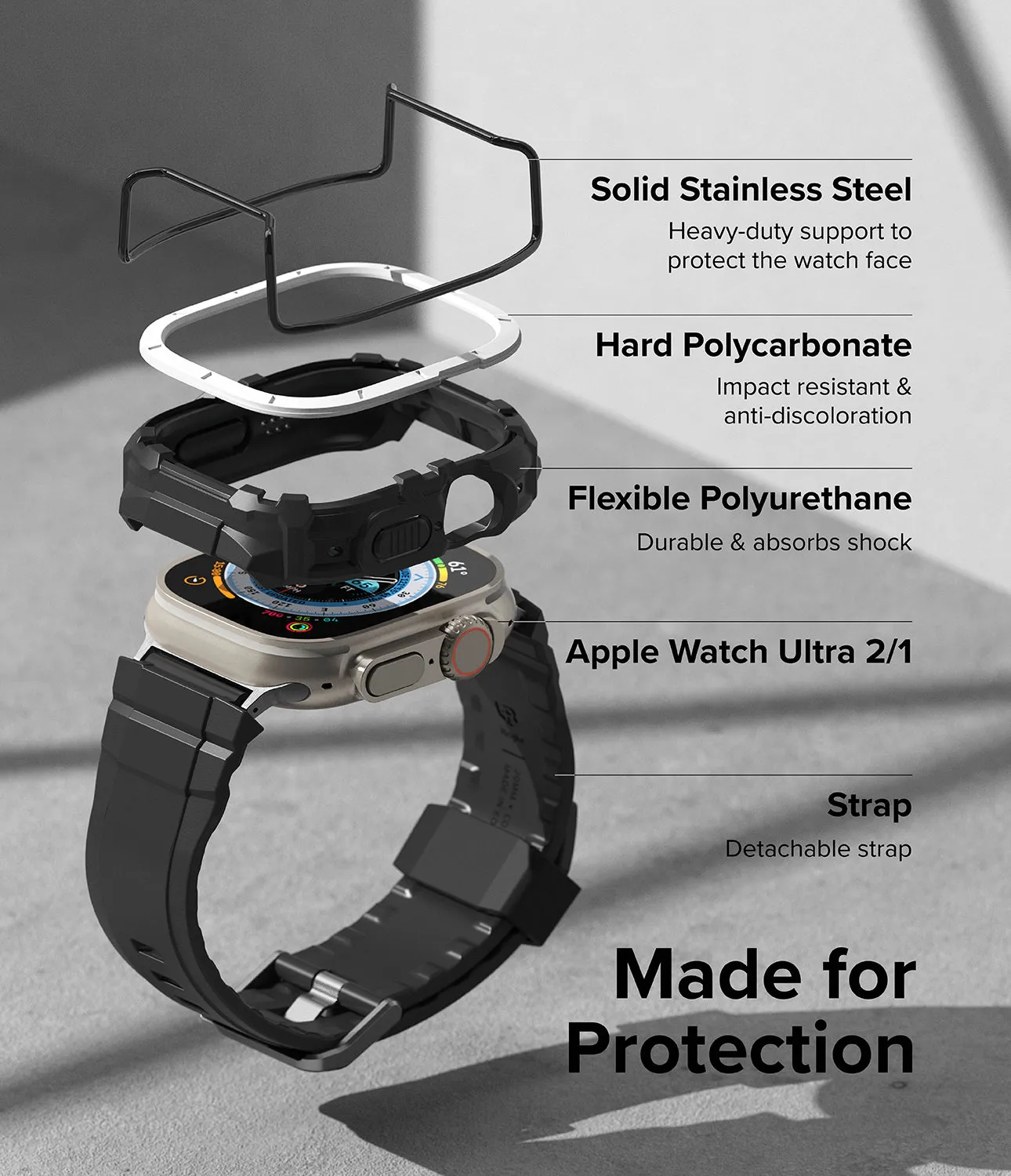 Apple Watch Ultra 2 / 1 Case   Band | Fusion-X Guard