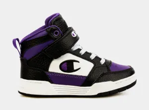 Arena Hi Infant Toddler Lifestyle Shoes (Black/Purple)