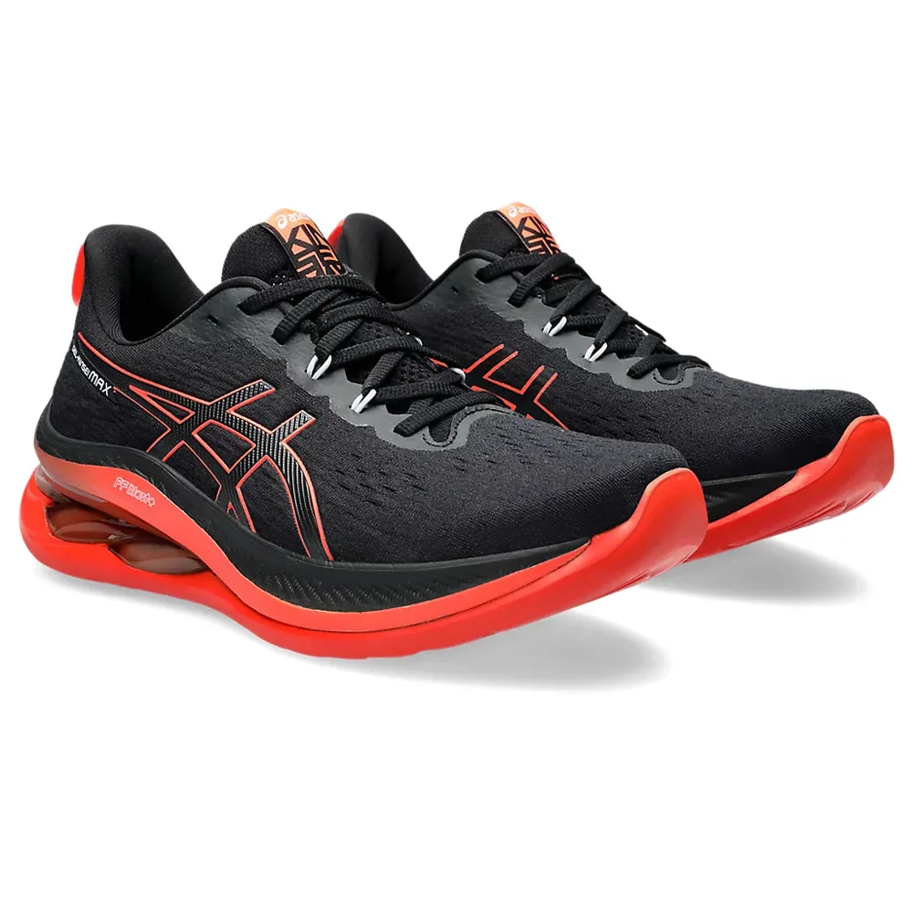 ASICS GEL-KINSEI MAX MEN'S (BLACK/ SUNRISE RED) RUNNING SHOES