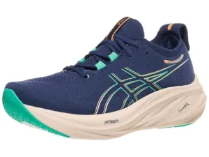 Asics | Gel-Nimbus 26 | Women's | Blue Expanse/Aurora Green