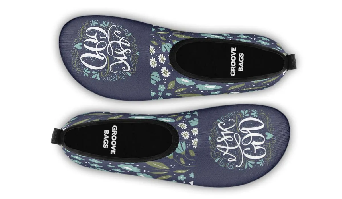 Ask God Aqua Barefoot Shoes