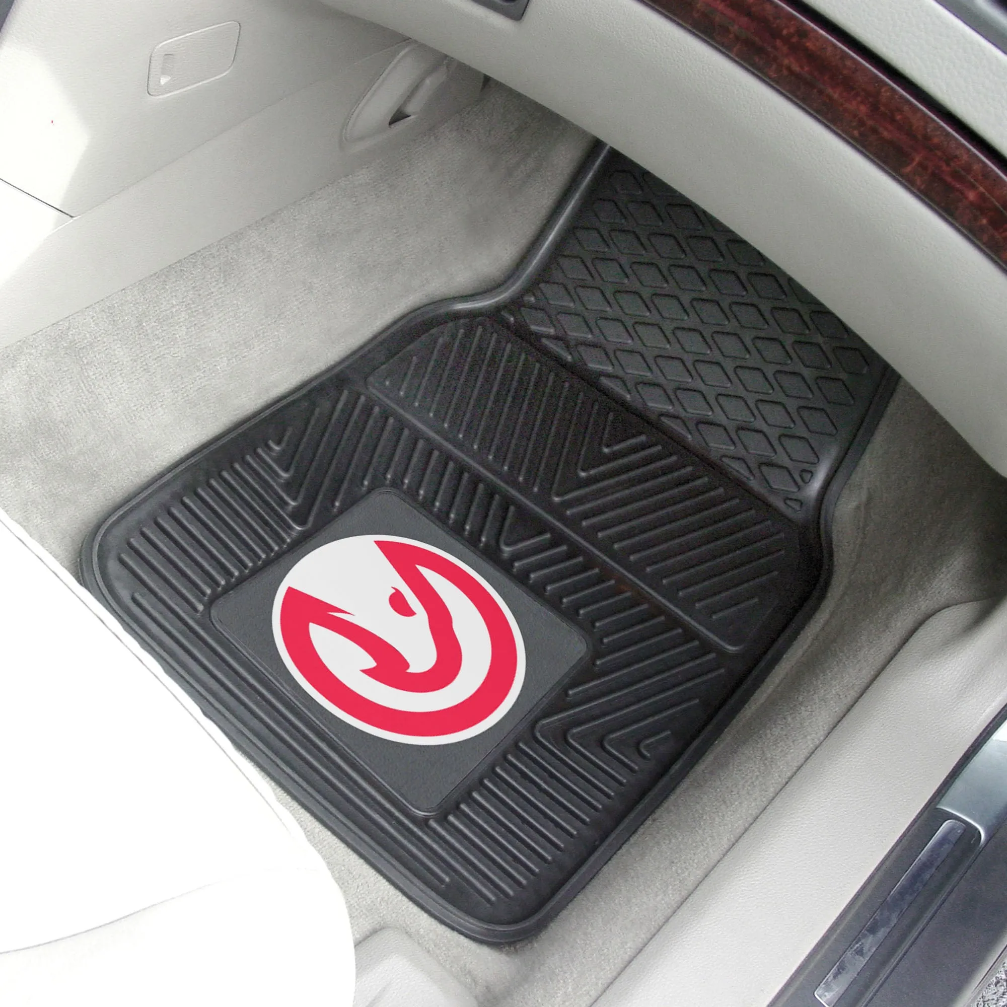 Atlanta Hawks Heavy Duty Car Mat Set - 2 Pieces