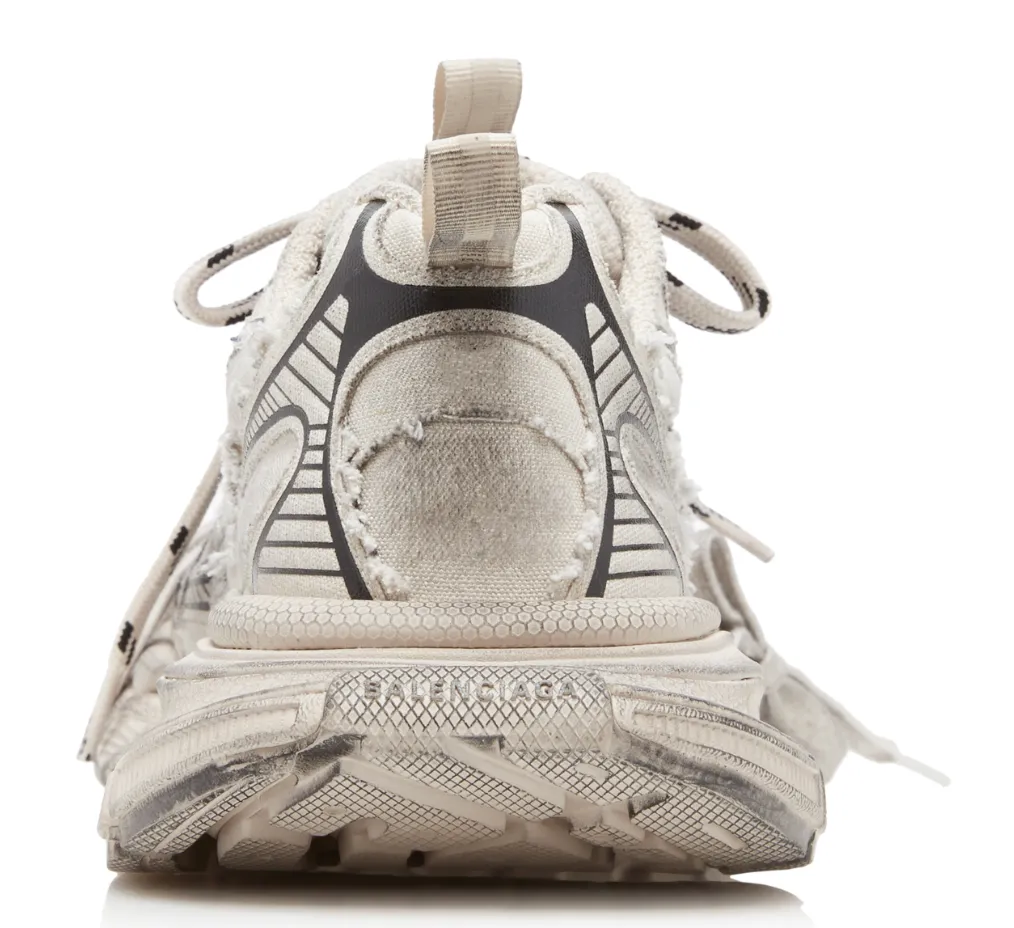 Balenciaga 3XL Distressed Canvas Sneakers