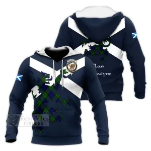 Bannatyne Tartan Lion Rampant Knitted Hoodie Proudly Display Your Heritage with Alba Gu Brath and Clan Name