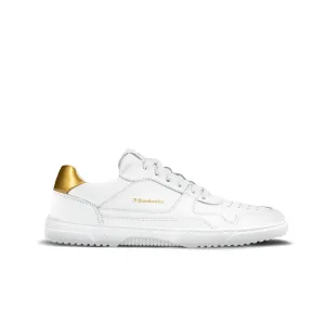 Barefoot Sneakers Barebarics Zing - White & Gold - Leather