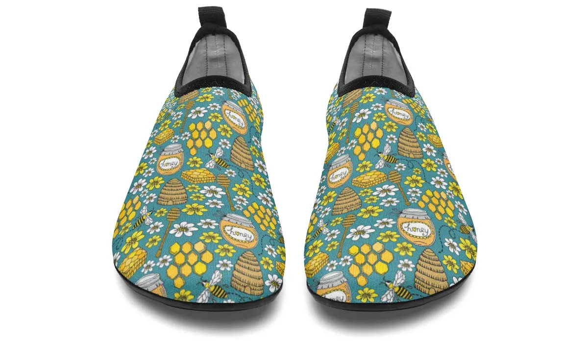 Bee Keeping Aqua Barefoot Shoes