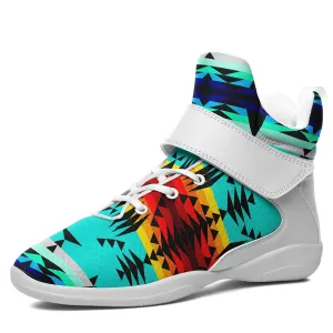 Between the Mountains Ipottaa Basketball / Sport High Top Shoes - White Sole