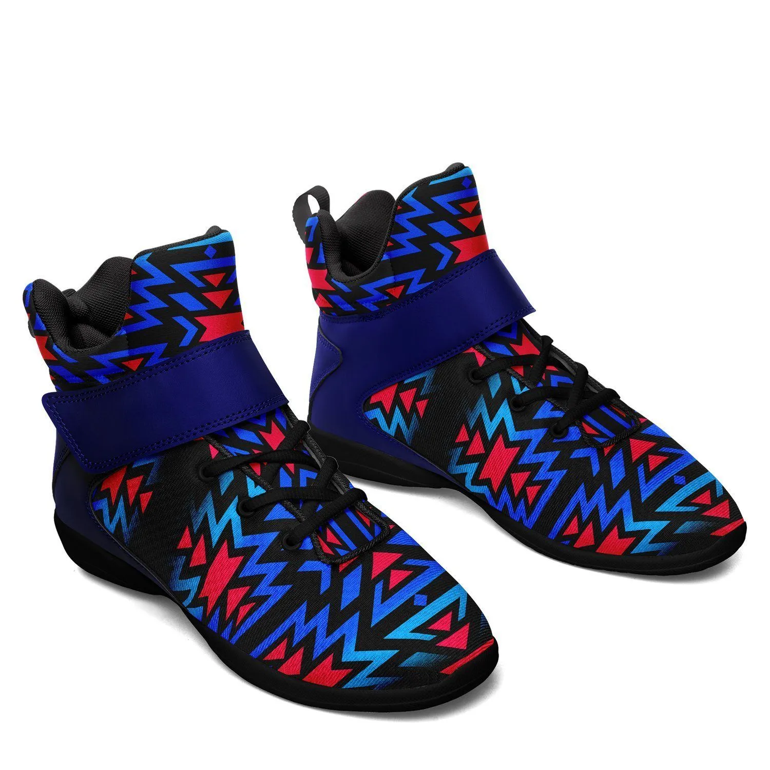 Black Fire Dragonfly Ipottaa Basketball / Sport High Top Shoes