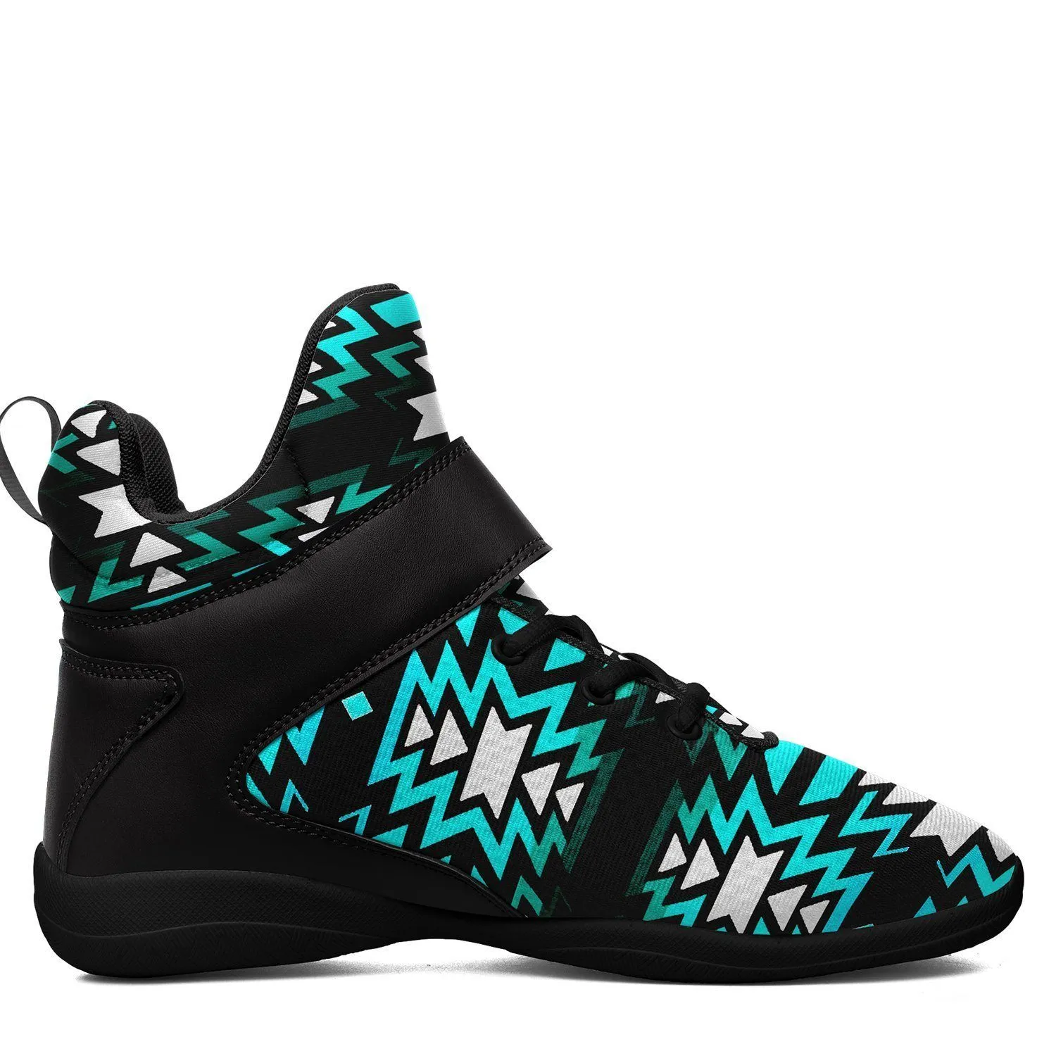 Black Fire Firefly Ipottaa Basketball / Sport High Top Shoes - Black Sole