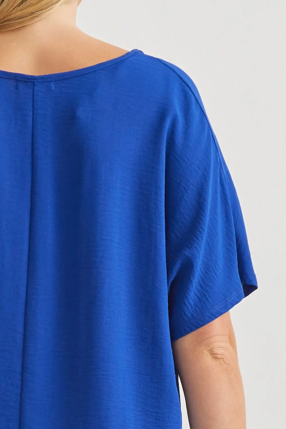 Blissful Basics V-Neck Top - Royal Blue *Regular & Curvy*