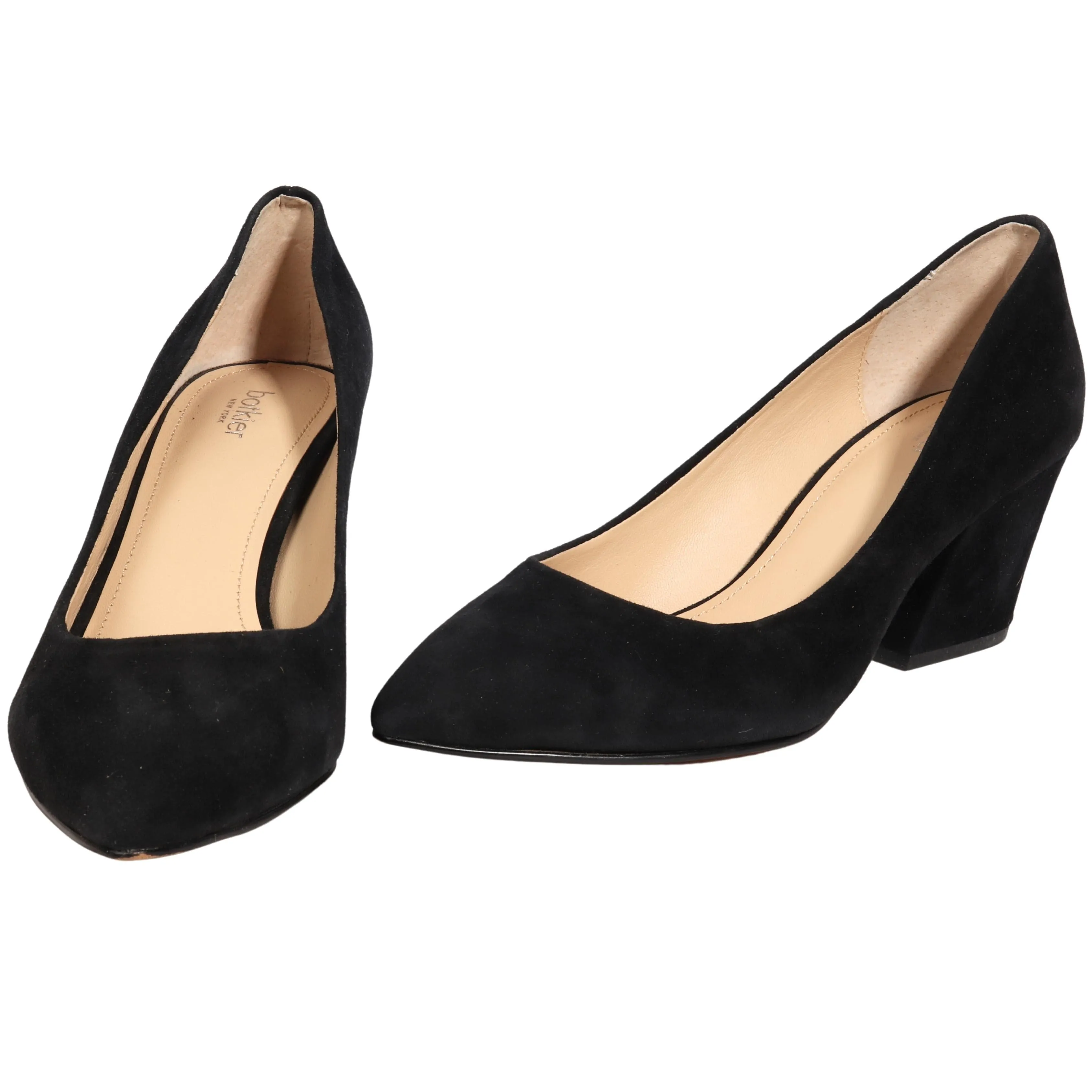 BOTKIER - Stella Suede Slip On Pointed Toe Pumps