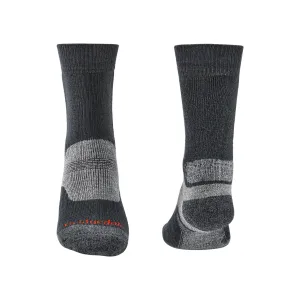 Bridgedale Men's Hike Mid Weight Merino Performance Walking Socks Gunmetal