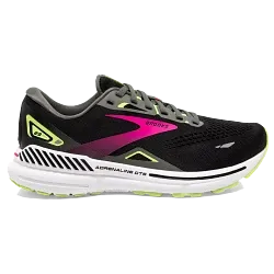 Brooks | Adrenaline GTS 23 | Women's | Black/Gunmetal/Sharp Green