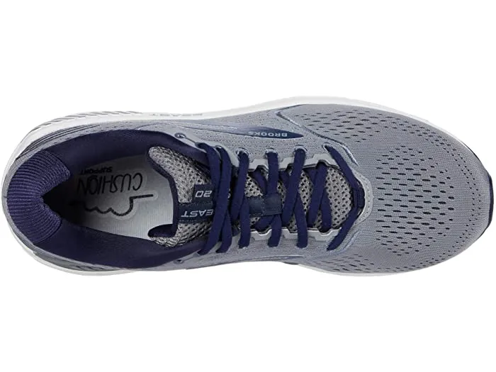 Brooks Men's Beast 20 Grey Blue