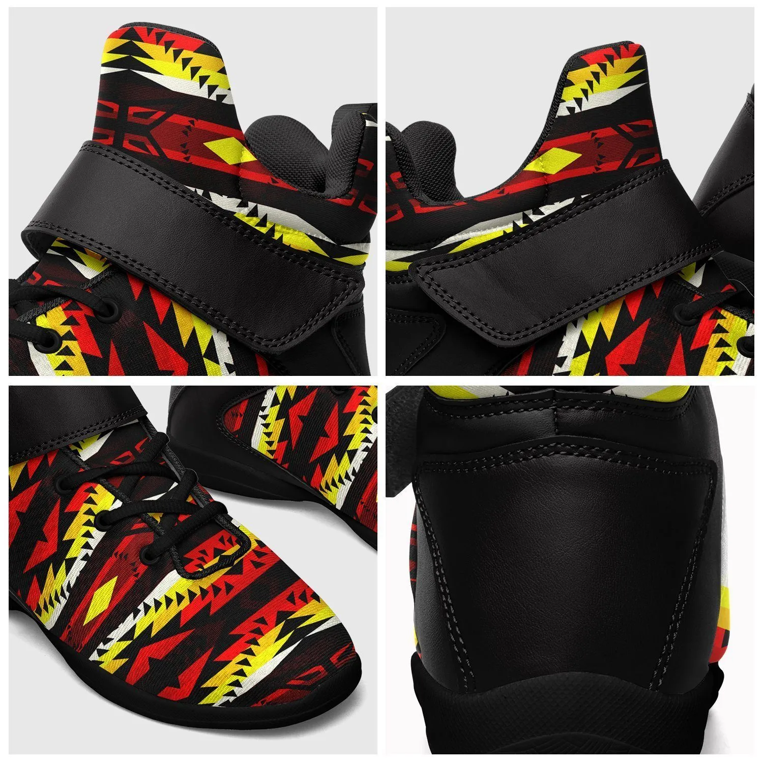 Canyon War Party Ipottaa Basketball / Sport High Top Shoes - Black Sole