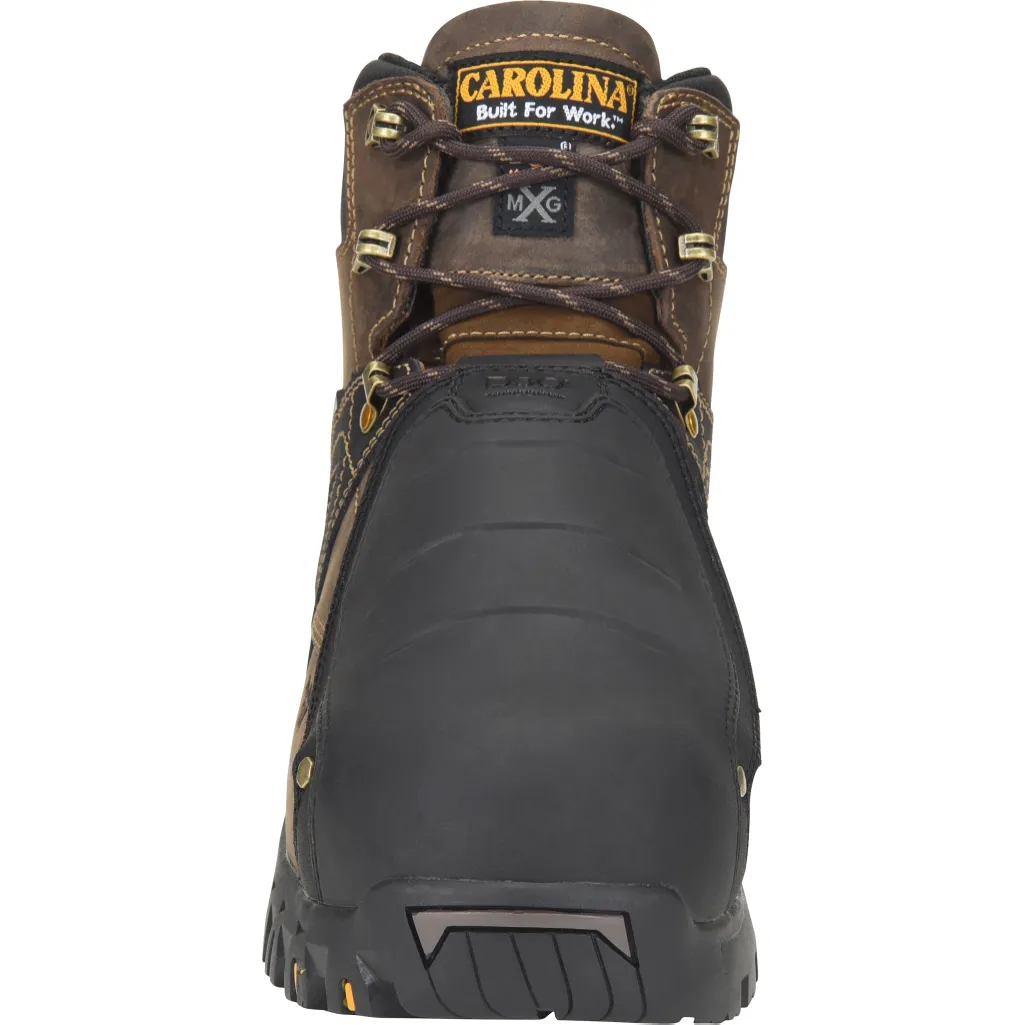 Carolina Men’s Miter 6” Comp Toe WP Metguard Work Boot Brown - CA5586