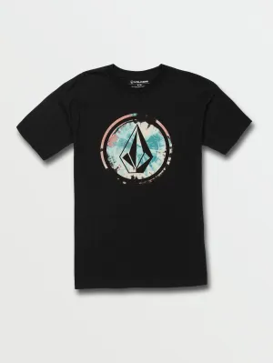 Circle Stone Fill Short Sleeve Tee - Black Combo