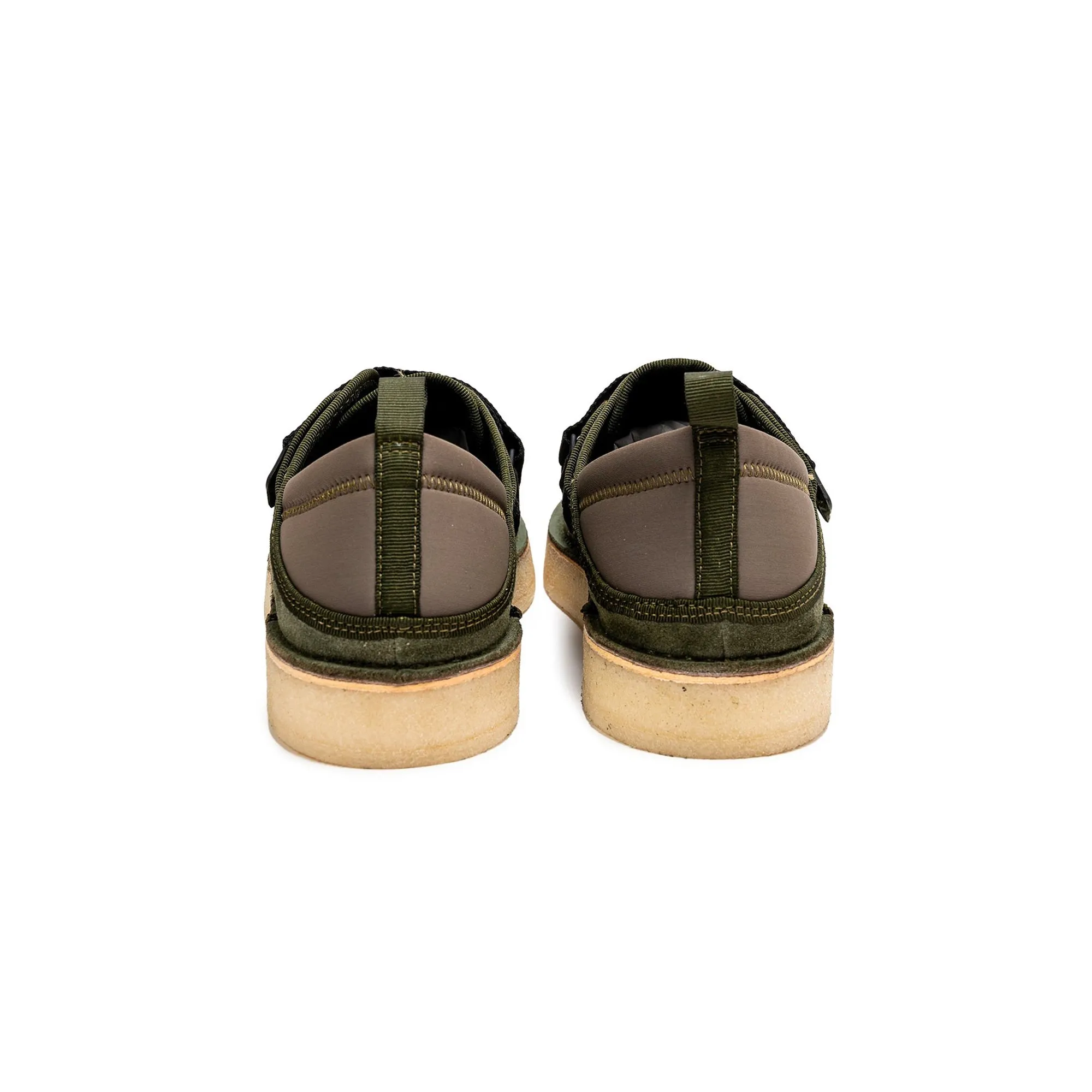 Clarks Men Olive Combi Shoes