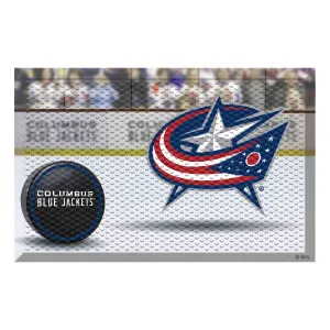 Columbus Blue Jackets Rubber Scraper Door Mat