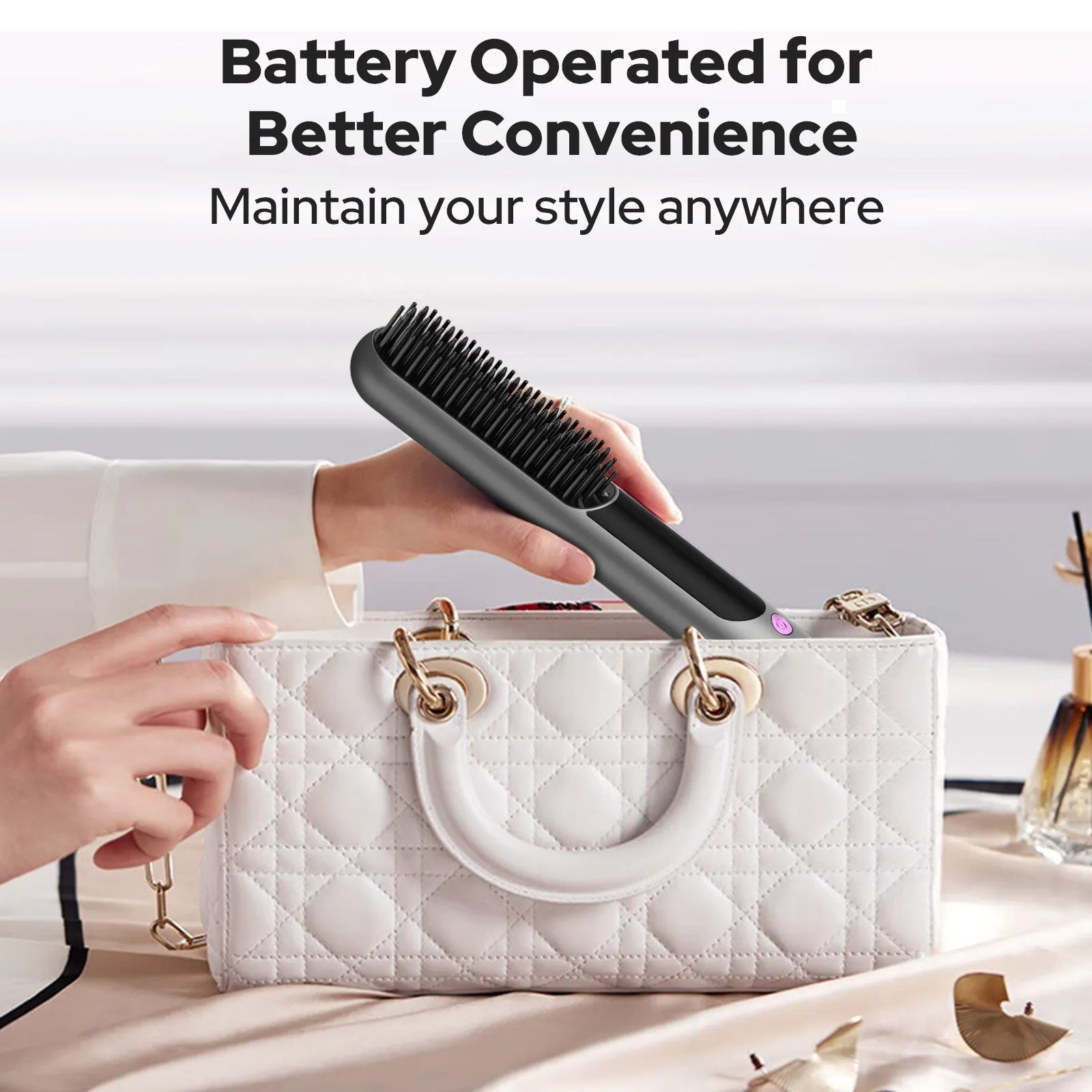 COSTAR Cordless Hair Straightener Brush