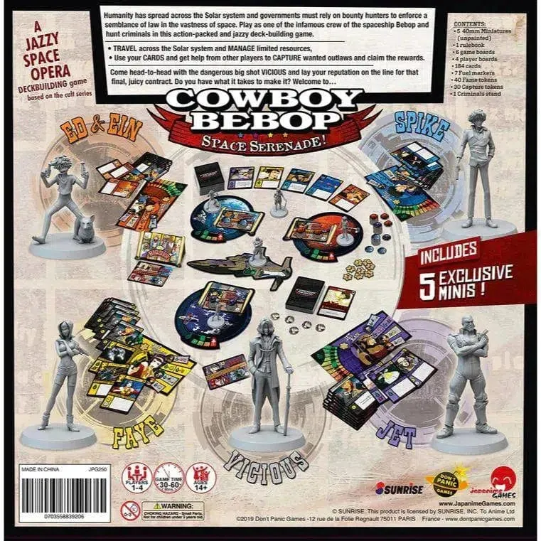 Cowboy Bebop: Space Serenade - Board Game