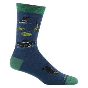 Darn Tough® Men's Diver Loon (Denim) Crew Lightweight Lifestyle Socks 6112