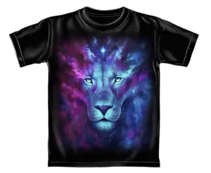 Dawhud Direct Celestial Lion Black Youth Tee Shirt (Large 12/14