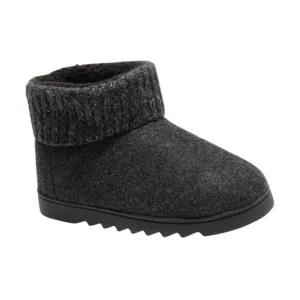 DEARFOAMS - Bella Knit Cuff Felted Bootie Slippers