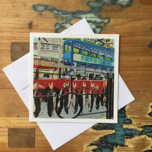 diFV-art Des Voeux Road West Greeting Card