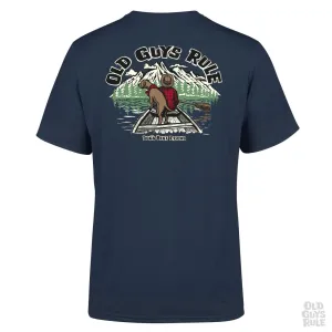 'Dogs Best Friend III' T-shirt - Blue Dusk