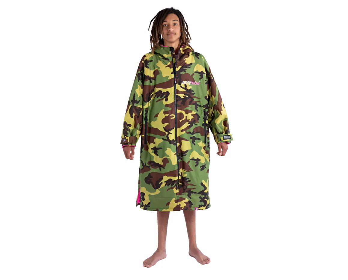 Dryrobe Advance Long Sleeve - Camo Pink - Adult 2 Sizes