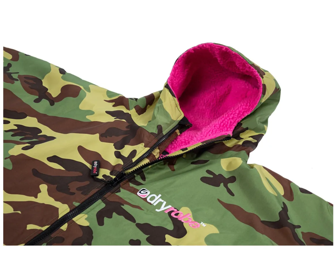 Dryrobe Advance Long Sleeve - Camo Pink - Adult 2 Sizes