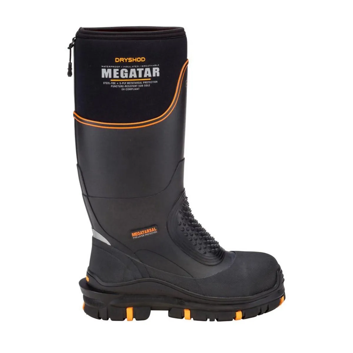 Dryshod Men's Megatar Extreme-Protection Steel-Toe Work Boots