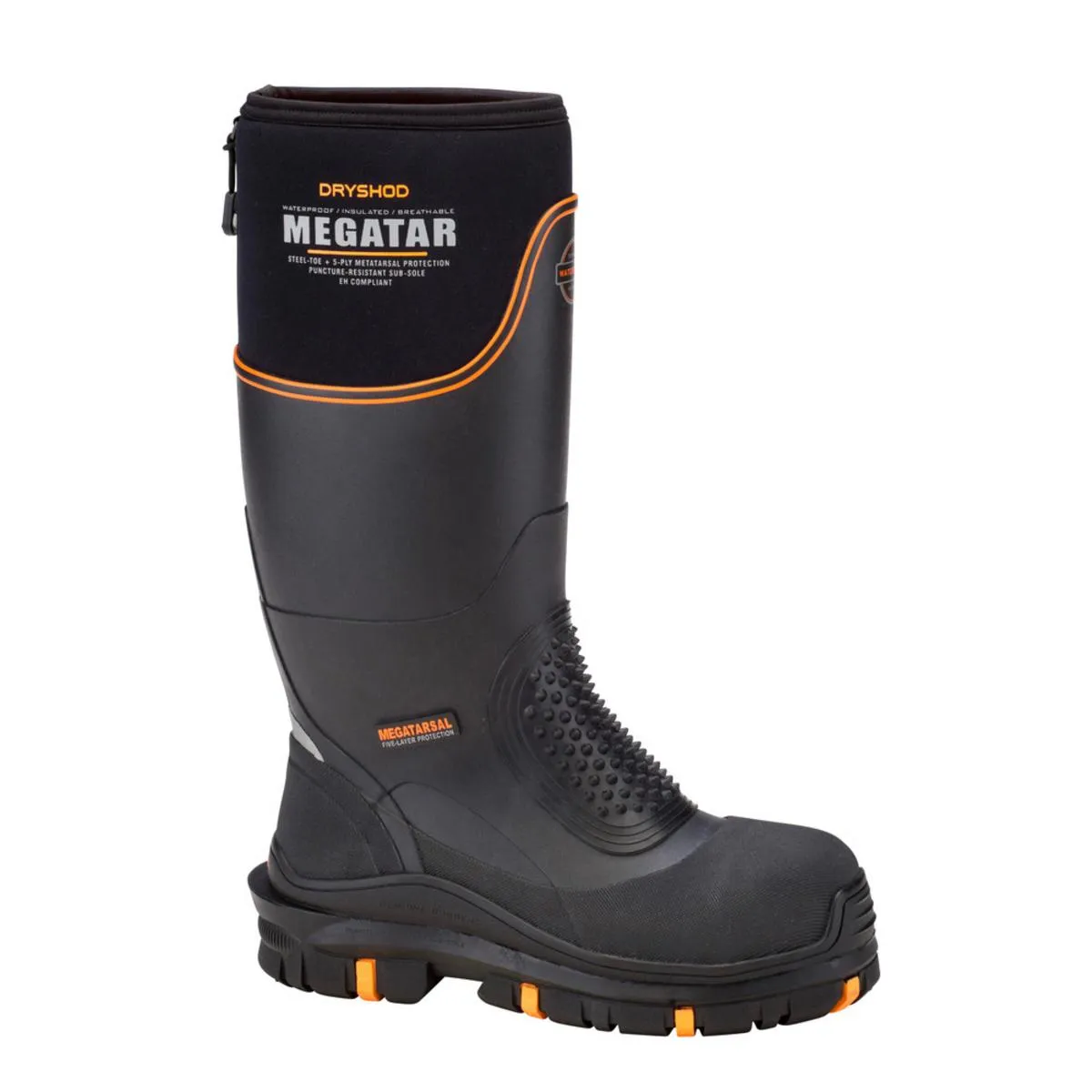 Dryshod Men's Megatar Extreme-Protection Steel-Toe Work Boots