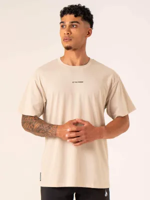 Emerge Oversized T-Shirt - Sand