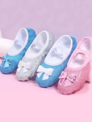 Enchanted Twirls Glitter Ballet Shoes By Liv and Mia