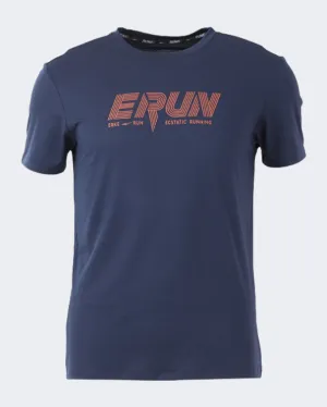 Erke Crew Neck Men Lifestyle T-Shirt Navy 11222291478-602