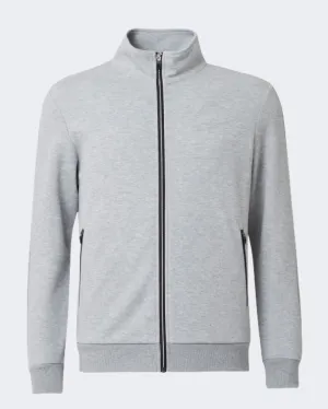 Erke Full Zip Men Lifestyle Sweatshirt Heather Grey 11222302191-103