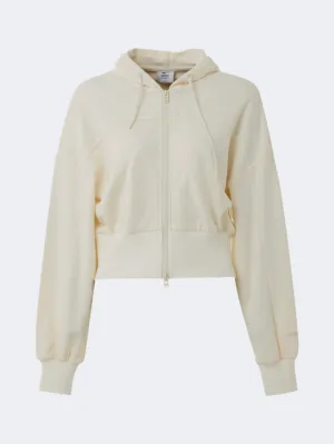 Erke Full Zip Women Lifestyle Hoody Glacier White