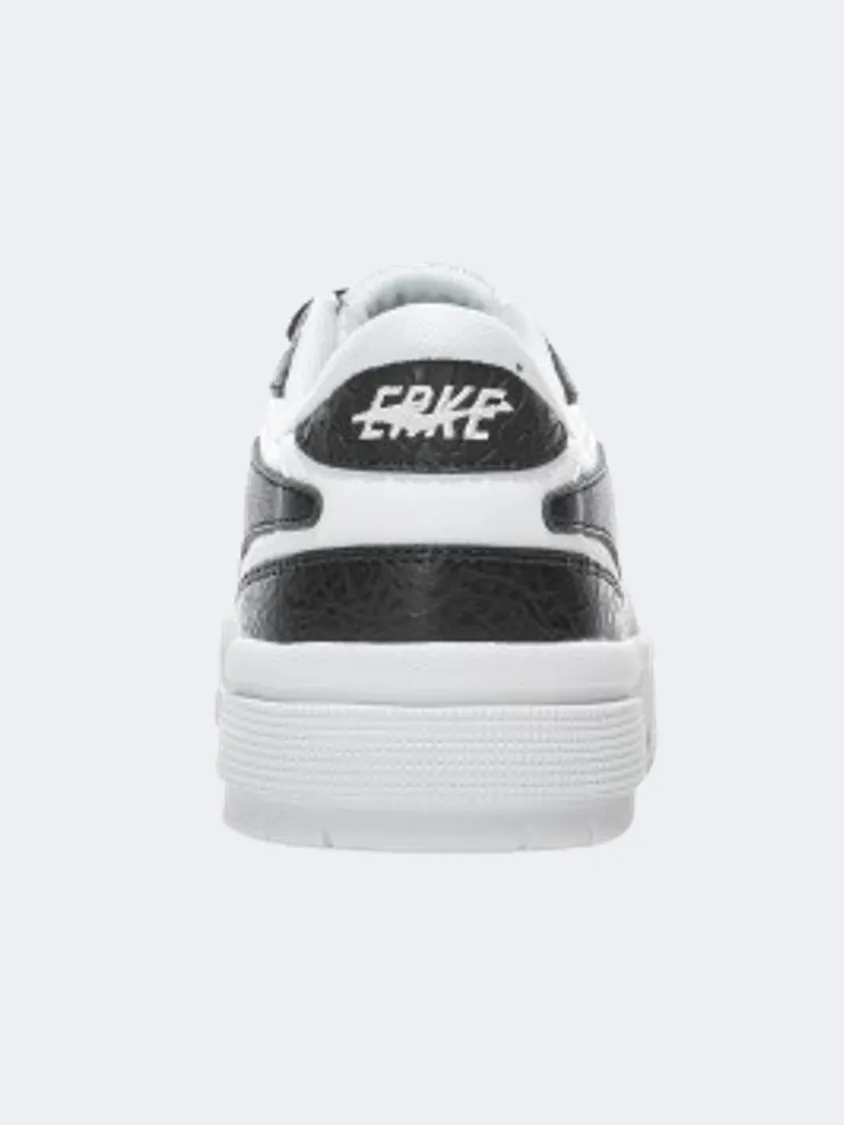 Erke Skateboard Men Lifestyle Shoes Black/Light White